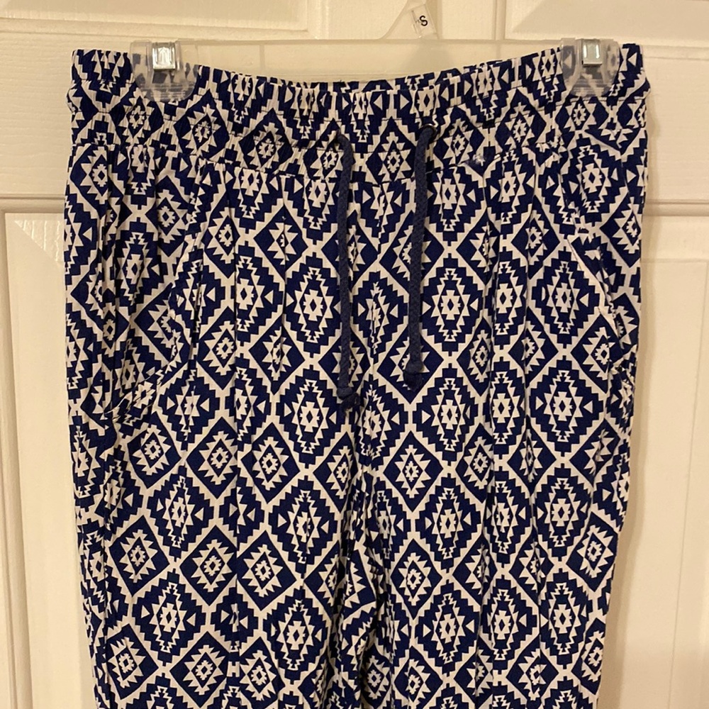 Aztec Inspired Harem/Jogger Pants